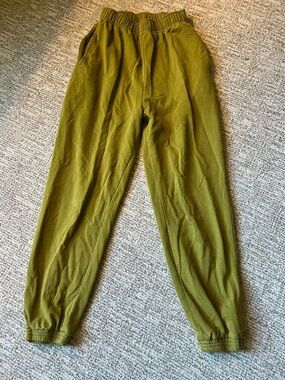 12th Tribe Olive Green Pull-On Jogger Pants